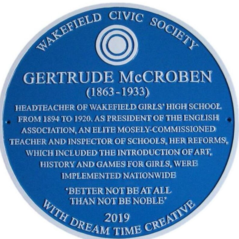 Gertrude McRoben, Head Teacher of WGHS, Teacher and Schools Inspector