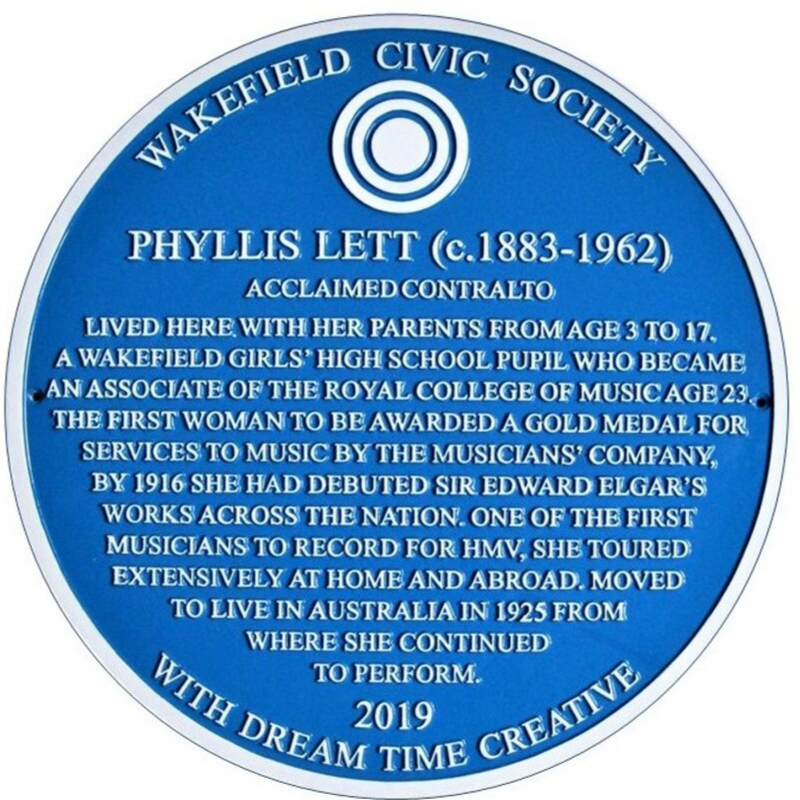 Phyllis Lett, acclaimed contralto