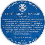 Edith Mackie, philanthropist, Founder and President of Wakefield Victoria Nursing Association