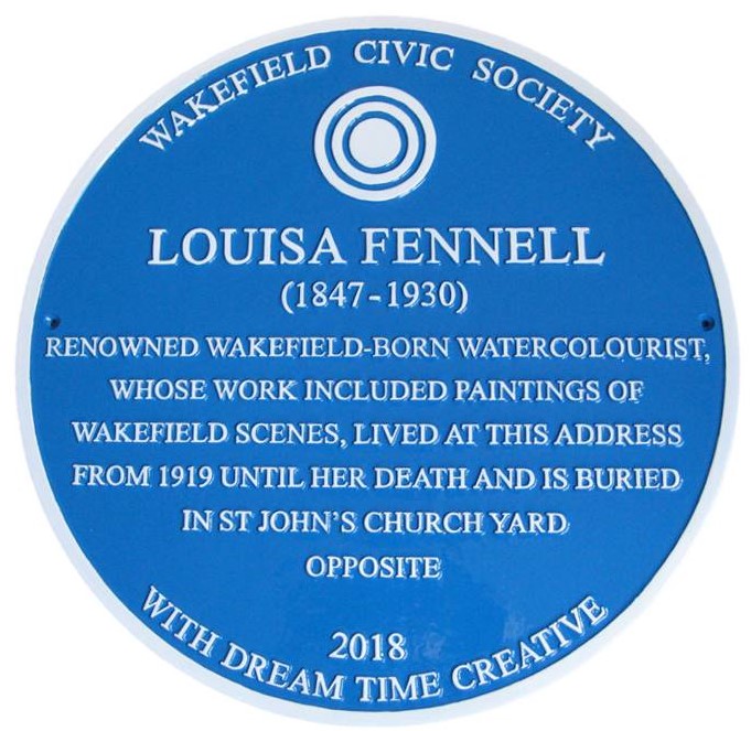 Louisa Fennell Blue Plaque