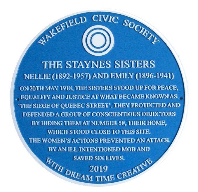 The Staynes Sisters, who stood up for Justice at the Siege of Quebec Street