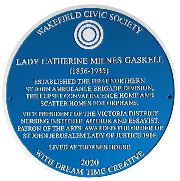 Lady Catherine Milnes Gaskell, established the first Northern St John Ambulance Brigade division