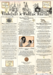Mock-up of a page of the Wakefield and Halifax Journal by artist Shannon S. Wishon