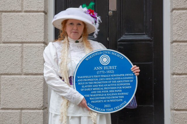 annhurstunveilling Sarah Cobham, Ann Hurst Blue Plaque unveiling