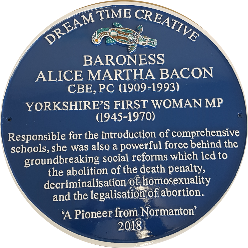 Baroness Alice Bacon, Yorkshire's first woman MP