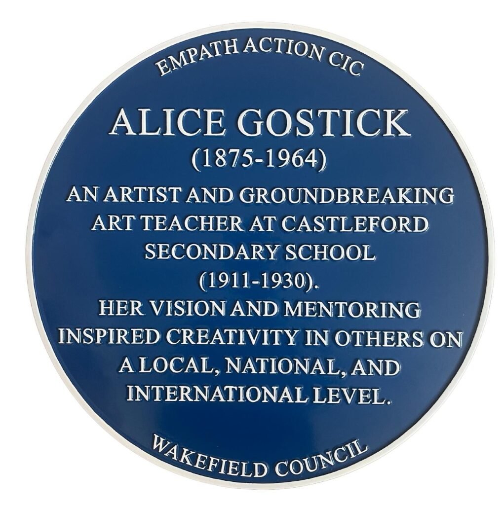 Alice Gostick, artist and ground-breaking art teacher at Castleford Secondary School