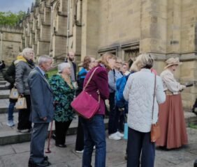 Beyond Braille Walk, Wakefield Cathedral old door stop