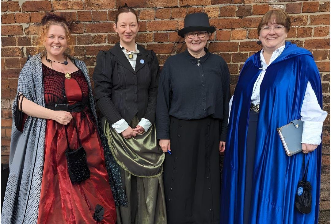 The Round Our Way History Walks Team in Costume