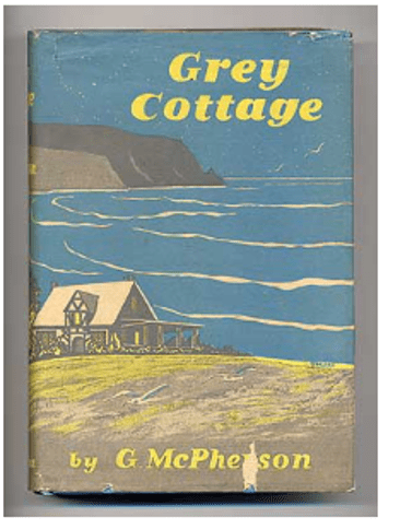 Photograph of a copy of Grey Cottage by Gertrude McPherson, from Sarah Cobham's personal collection