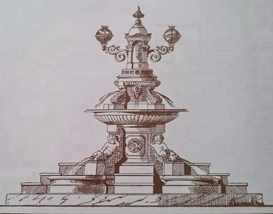 The Hannah Pickard Memorial Fountain, designed by WA Kendall, architect